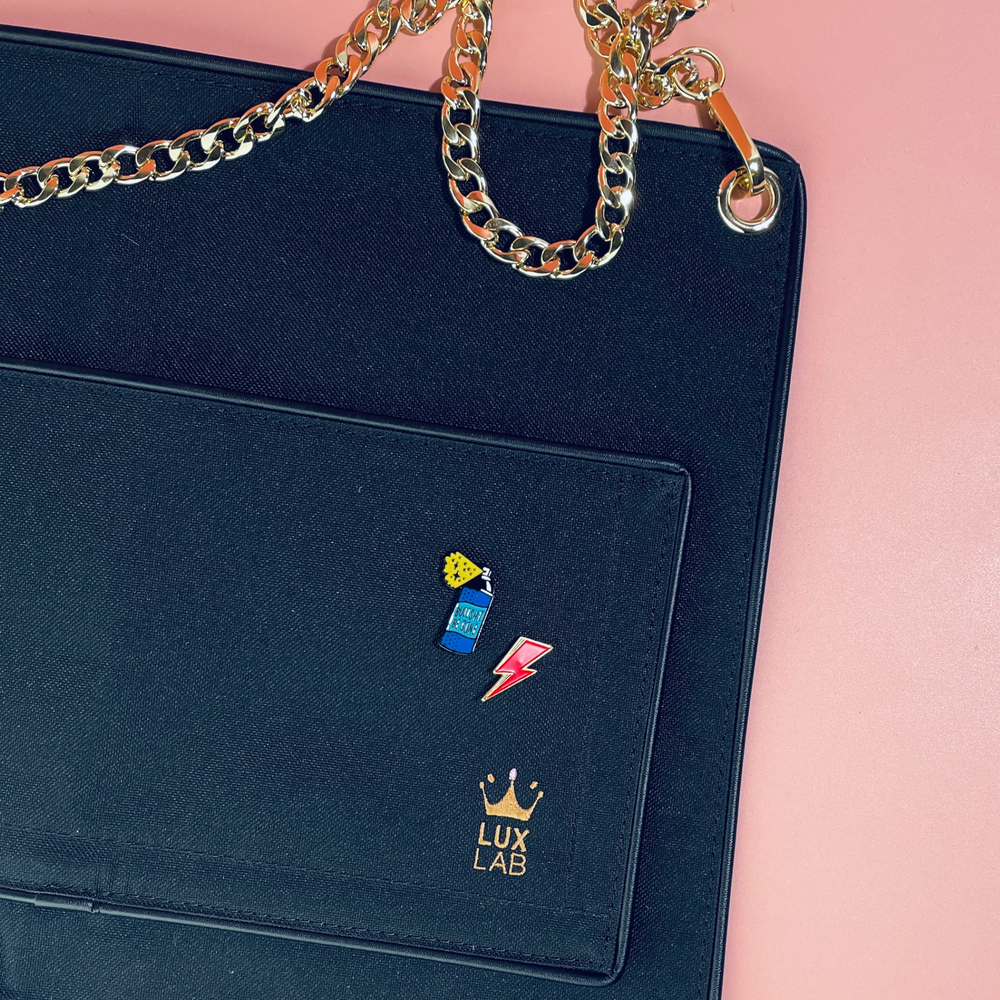 Bullshit Be Gone Spray Enamel Pin