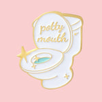 "Potty Mouth" Toilet Enamel Pin